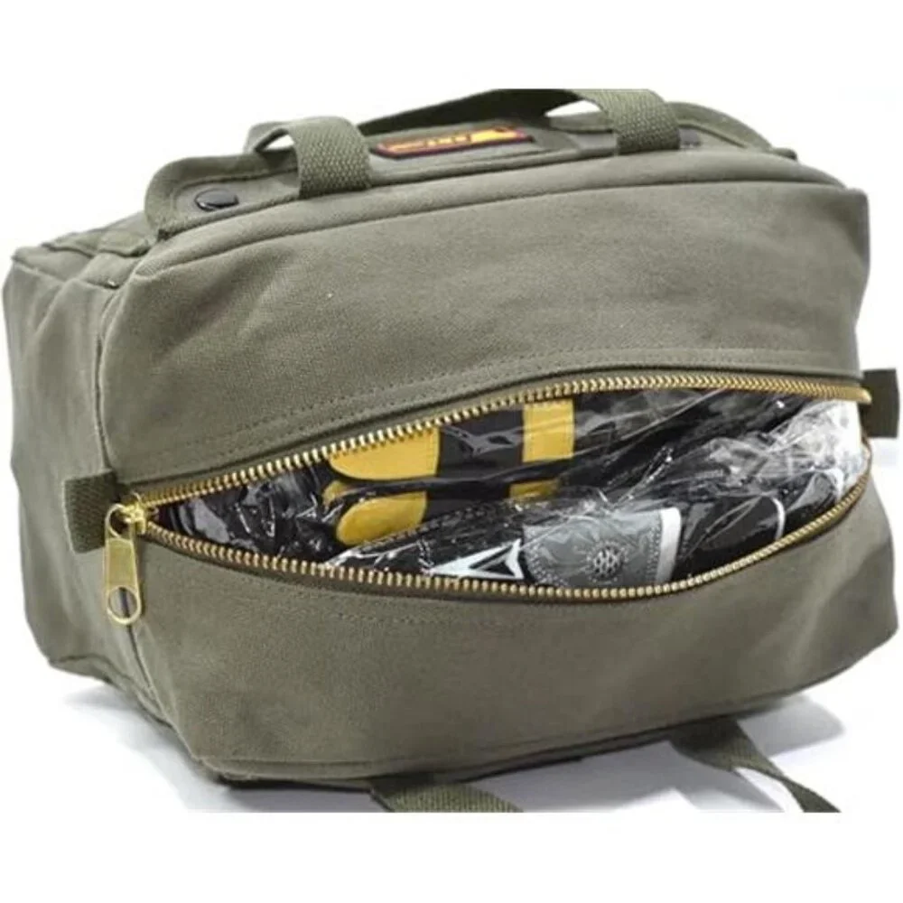 Canvas All Purpose Military Style Duffle Bag, Water-Resistant, Adjustable